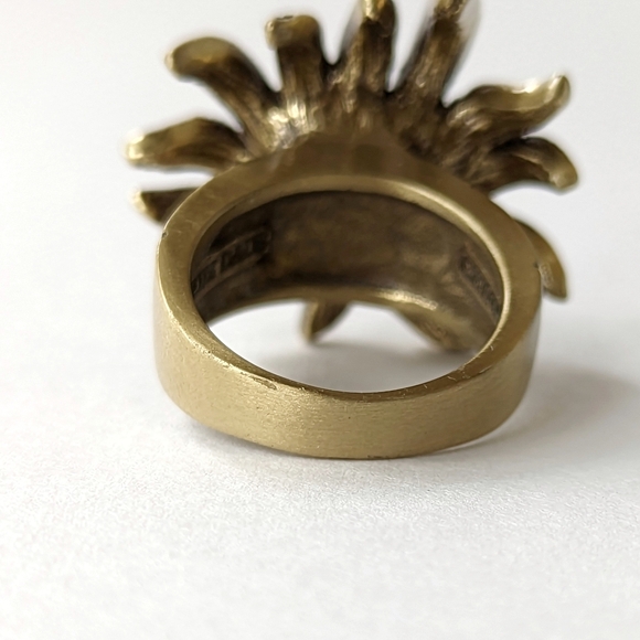 Signed HEIDI DAUS "Sublime Star" Multicolor Statement Ring Rhinestones Size 6.5 - Picture 9 of 12